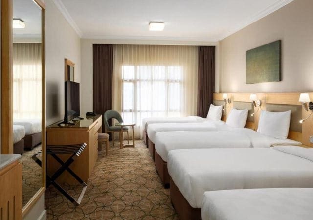 Comfortable hotel accommodation on an affordable UK Umrah package