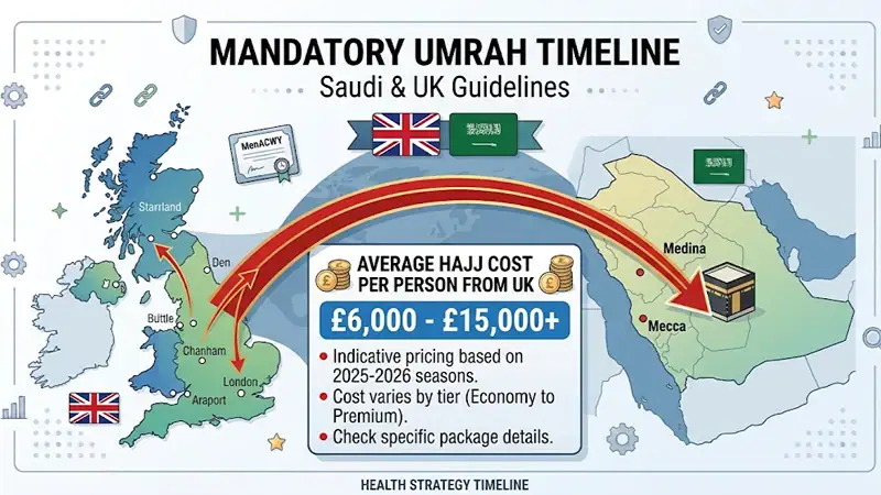 Average Hajj Costs for UK Pilgrims in 2027
