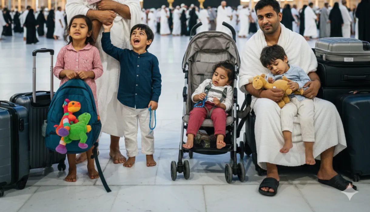 Taking Kids to Umrah from UK – What Actually Happens