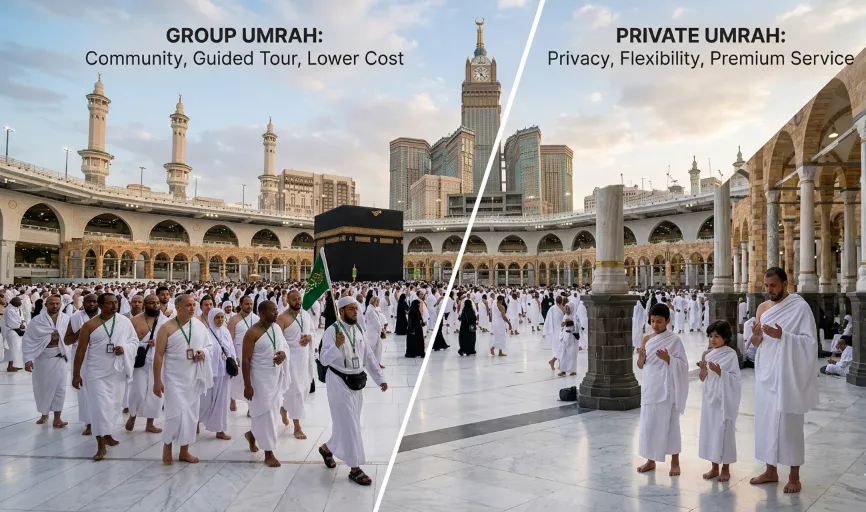 Group Umrah vs Private