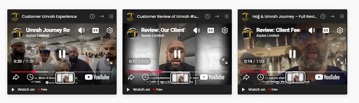 Customer Video Testimonials
