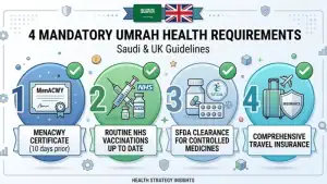 Umrah Health Requirements UK: What Pilgrims Must Sort First