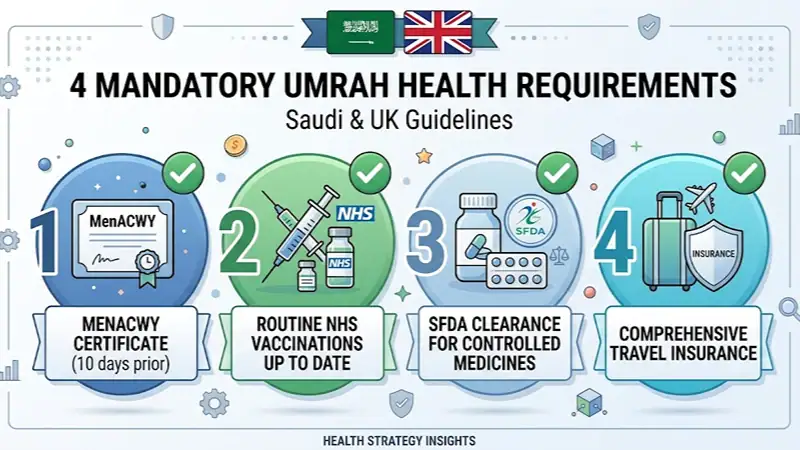 Umrah Health Requirements UK: What Pilgrims Must Sort First