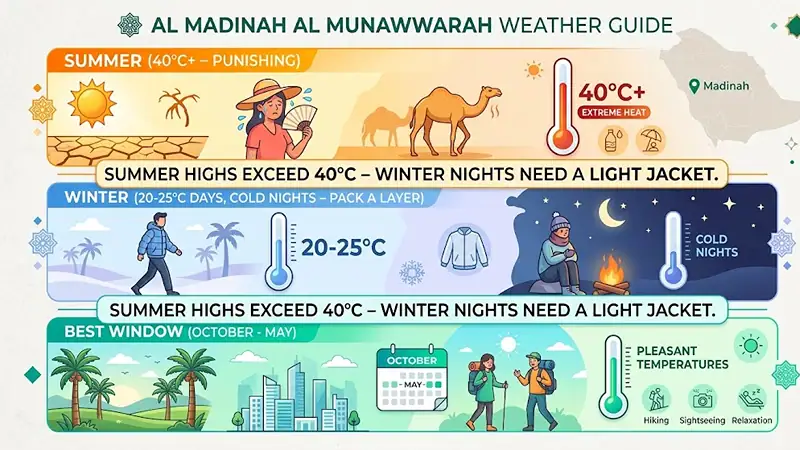 When to go, and what the heat actually does