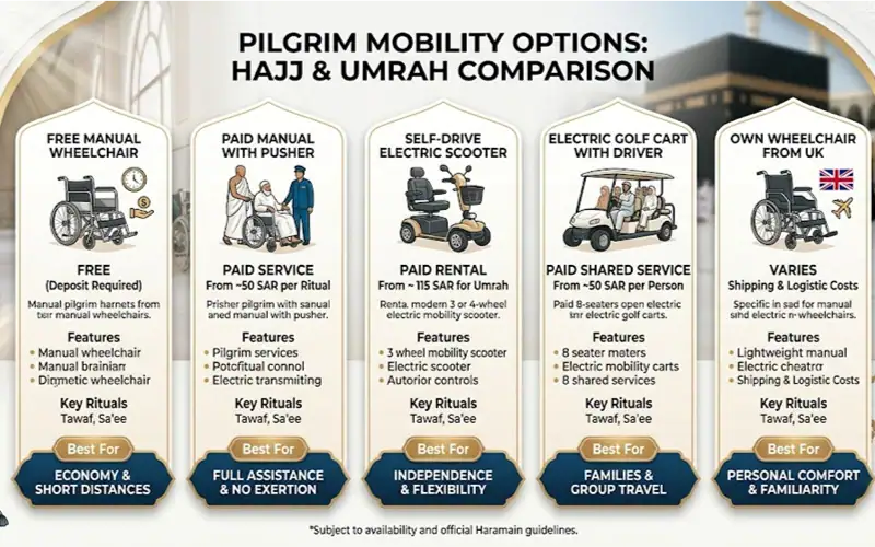 Which mobility option fits your pilgrim