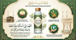 Dua for Zamzam Water: Arabic, English and How to Drink It